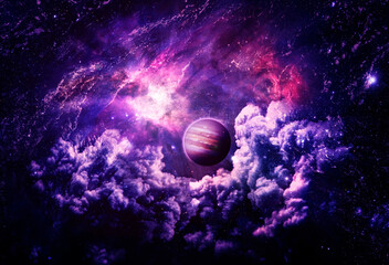 Obraz na płótnie Canvas Stellar Galaxy - Elements of this Image Furnished by NASA