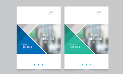 Abstract brochure template, cover design annual report, magazine