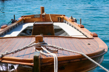 Fototapeta na wymiar traditional croatian wooden fishing boat