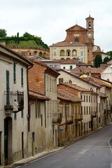 Fototapeta na wymiar Calliano, historic town in Monferrato, italy