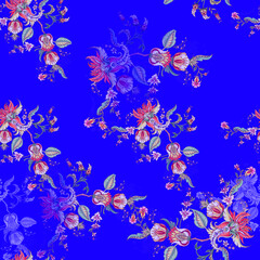 Fototapeta na wymiar pattern with butterflies