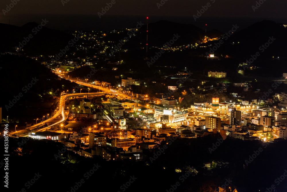 Wall mural 【北海道】室蘭市の夜景