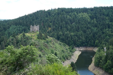 Chateau d'Alleuze, Cantal, Auvergne