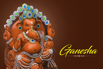 Lord ganesha sclupture, Indian ganesh festival