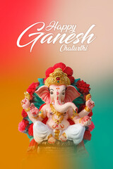 Lord ganesha sclupture, Indian ganesh festival