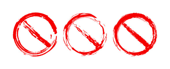 red stop on white background	