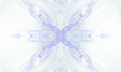 Technology concept, abstract illustration background	