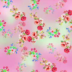 Obraz na płótnie Canvas abstract floral background