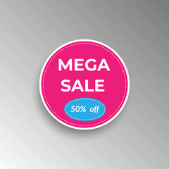 Special offer sale red sticker