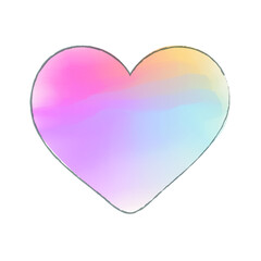 Watercolor Soft Heart Love Icon Vector Illustration Design Artistic Paint Texture Symbol Hand Drawn. 