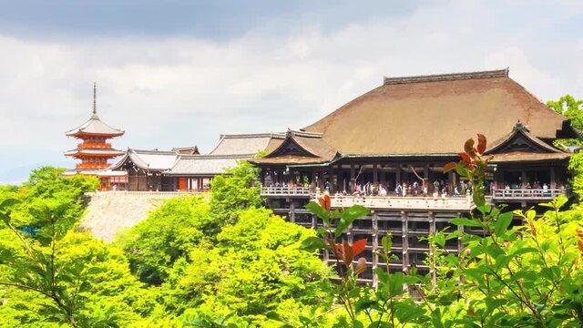 KYOTO, JAPAN: Kiozumi Dera Temple timelapse