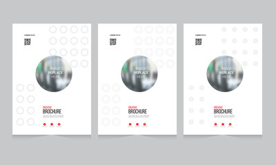 Abstract brochure template, cover design annual report, magazine