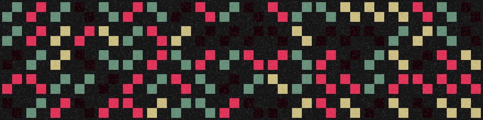 Abstract Geometric Pattern generative computational art illustration