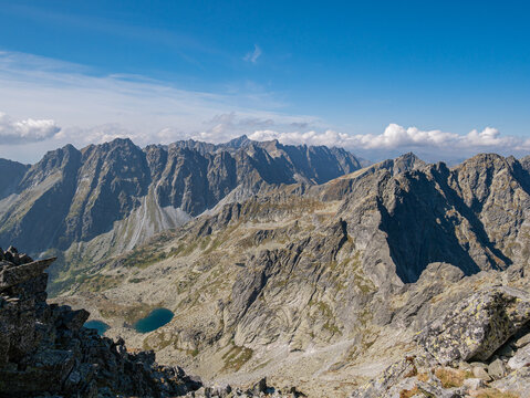 Ausblick auf das kleinste Hochgebirge in Europa