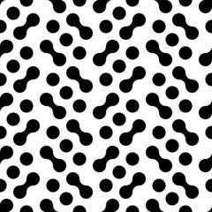 Circles, geometrical shapes seamless pattern. Modern ornament. Ethnic wallpaper. Geometric background. Contemporary backdrop. Digital paper, textile print, abstract image. Vector.