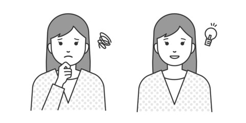 困った悩みが解決した女性