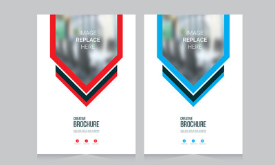 Abstract brochure template, cover design annual report, magazine