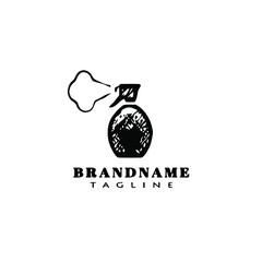spray bottle cartoon logo icon design template vector
