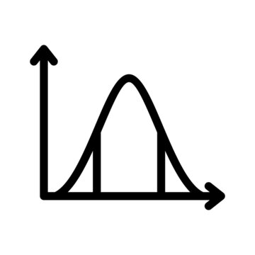Unique Statistics Vector Glyph Icon