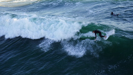 surfing the wave