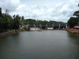 Aruvikkara dam, small dam in Thiruvananthapuram, Kerala