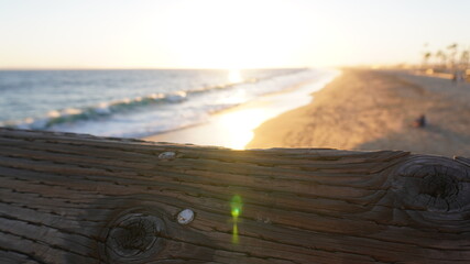 sunset on the pier