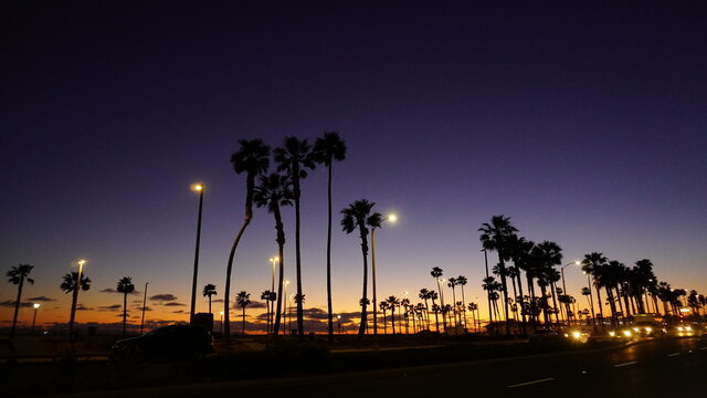 sunset at the beach