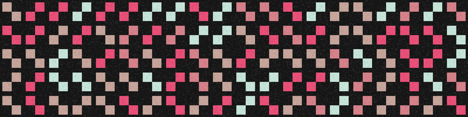 Fototapeta premium Abstract Geometric Pattern generative computational art illustration