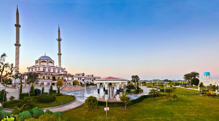 Fototapeta na wymiar Turkish style mosque