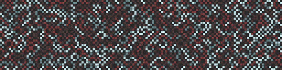 Abstract Geometric Pattern generative computational art illustration