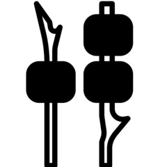 marshmallows glyph icon