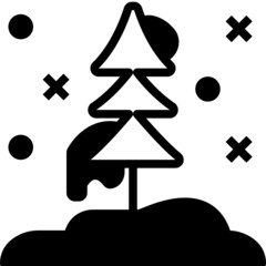 pine glyph icon