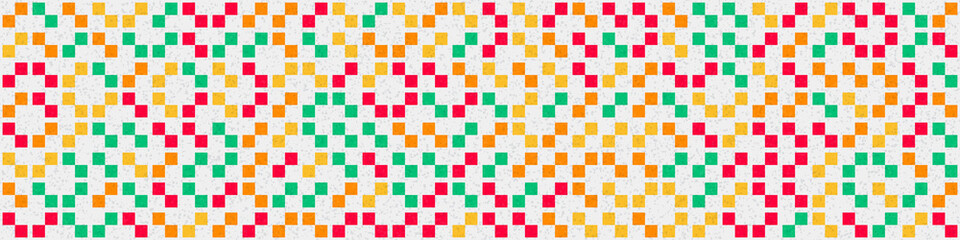 Abstract Geometric Pattern generative computational art illustration