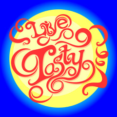 Fantastic heavenly body, vector illustration