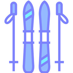 ski gradient icon