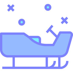 snowmobile gradient icon