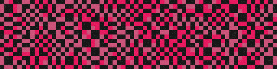 Fototapeta premium Abstract Geometric Pattern generative computational art illustration