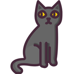 cat line icon