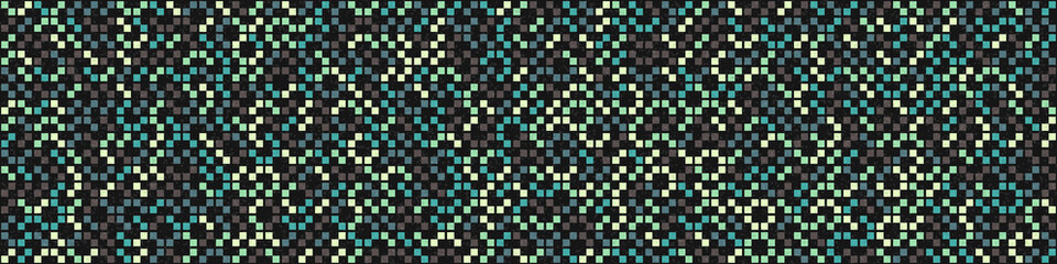 Abstract Geometric Pattern generative computational art illustration