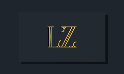 Minimal Inline style Initial LZ logo.