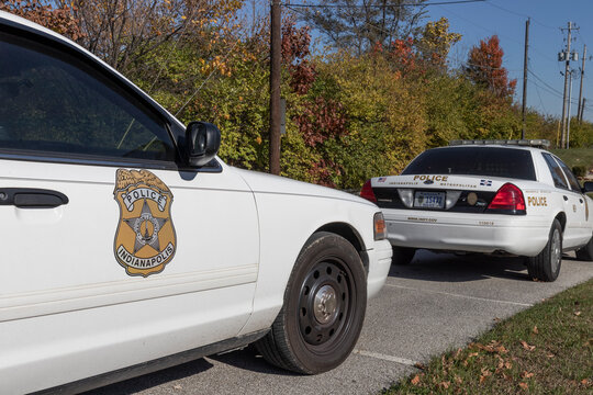 Indianapolis Metropolitan Police Department Cars. IMPD Has Jurisdiction In Marion County.