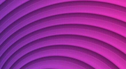 Abstract illustration with 3d waves forming layered texture in violet colors