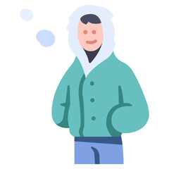 winter clothing icon