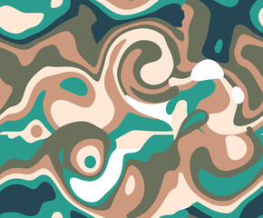 Liquid Abstract Marble Seamless Pattern Design Trendy Fashion Colors Elegant Look Perfect for Allover Printing Background