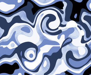 Liquid Abstract Marble Seamless Pattern Design Trendy Fashion Colors Elegant Look Perfect for Allover Printing Background