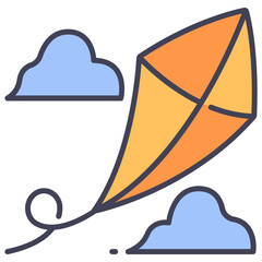 kite on a nice day icon