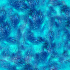 Watercolor abstract expressionism illustration on the white background. style of drip painting. seamless pattern.