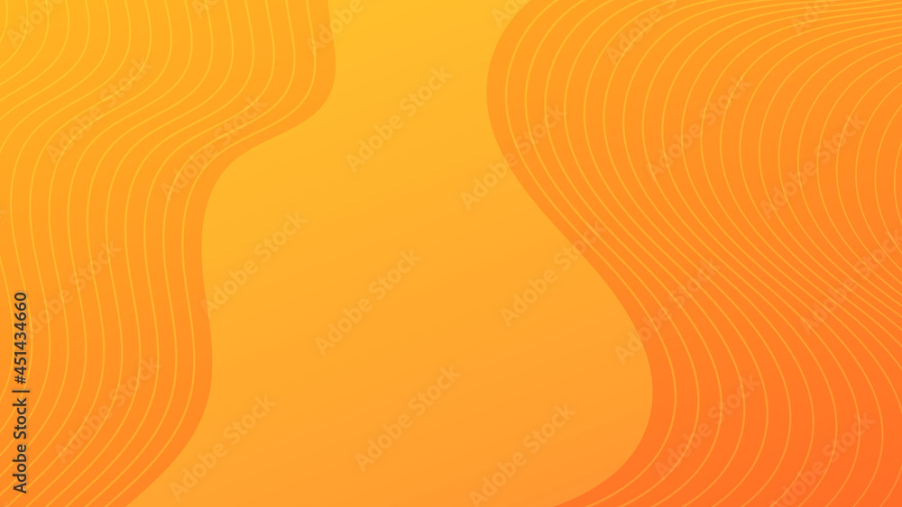 Poster modern colorful gradient background with wave lines