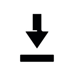 Download glyph icon. Arrows. Vector fill black illustration.