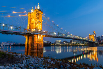 The Cincinnati Skyline at Sunrise